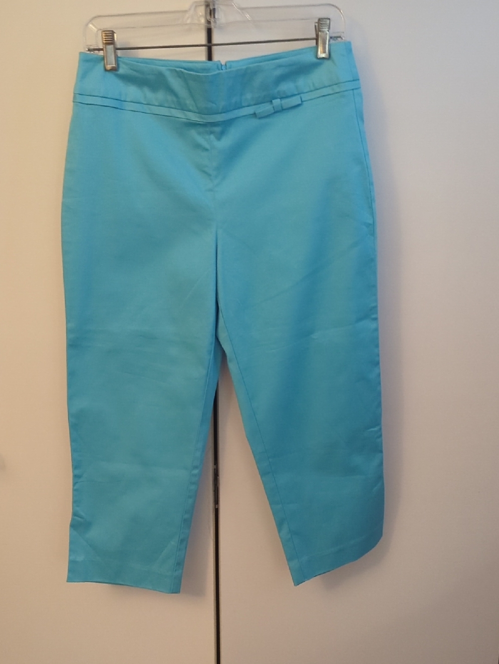 Women’s Aqua Crop Dress Pants